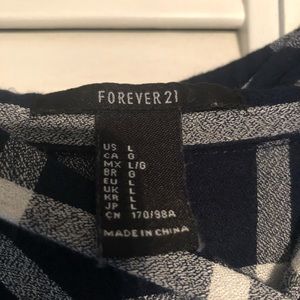 Forever 21 Tops - High-low flannel Forever 21 Tops - High-low flannel